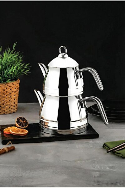 ÖZLİFE ROMA Aile Boy Çaydanlık Sade