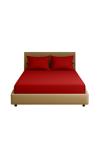 Sabia طقم ملاءات مطاطية من القطن 100%، 62 خيط، مقاس 200×200 سم، مناسبة لارتفاع +37 سم، مقاس كبير جدًا