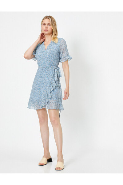 Koton Rochie Wrap cu modele florale