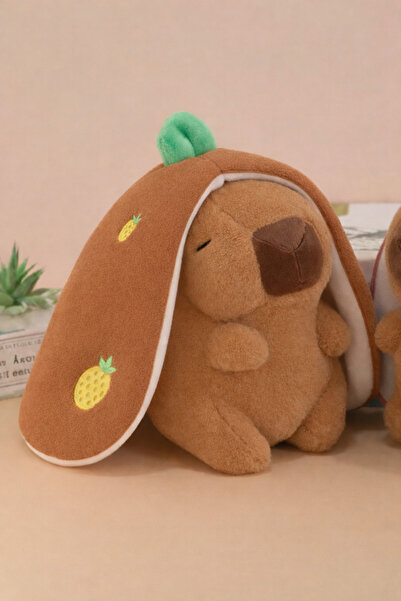 NB market Fermuarlı Capybara peluş oyuncak (20cm kapalı) kapibara peluş