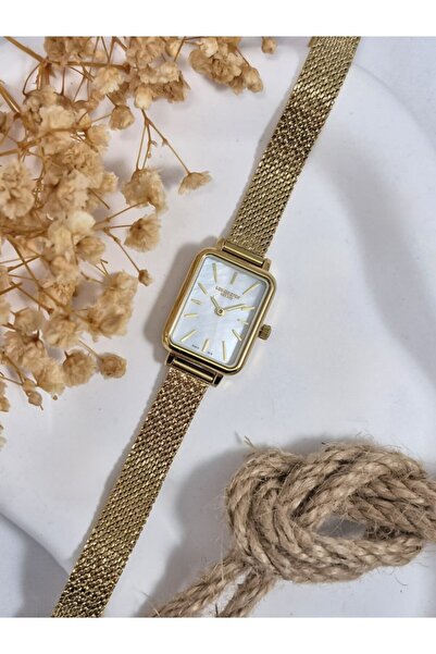 Lee Cooper LC07815 Dikdörtgen 6 Renk Hasır Kordon Kadın Kol Saati