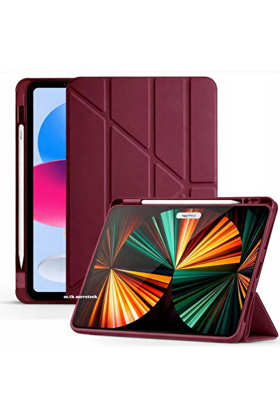 m.tk moveteck İpad 11 (A16) 2025 10. Nesil 10.9 Uyumlu Kılıf Yumuşak Kalem Bö...