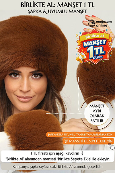 Mağazam Online Nadýchaná hustá chlupatá plyšová čepice z umělé kožešiny Dámsk...