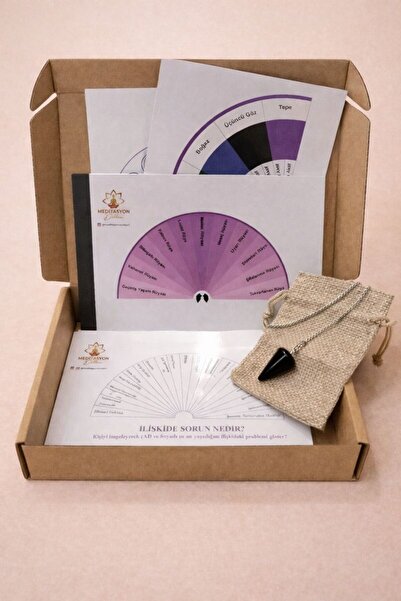 meditasyondükkanı Natural Stone Pandul and Schema Card Set