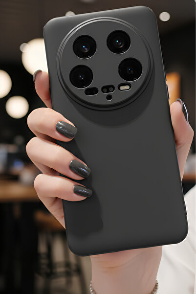 Hatreds Xiaomi Mi 14 Ultra İçin Uyumlu İçi Kadife Sıvı Silikon Kılıf