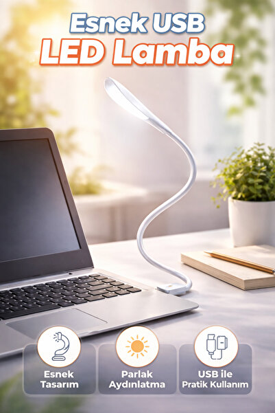 BST USB LED Masa Lambası Dokunmatik 3 Kademeli Aydınlatma Kitap Okuma Lambası...