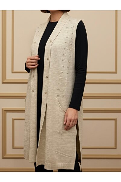 TEK سترة شبابية محبوكة بأزرار أنيقة / حجر