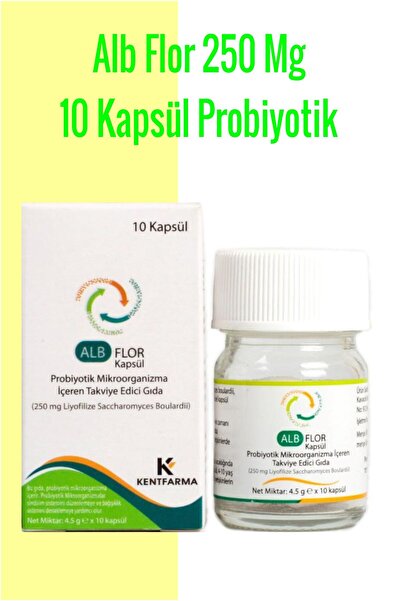 Alb Flor 10 Kapsül (probiyotik Mikroorganizma Içeren Takviye Edici Gıda) SKT ...