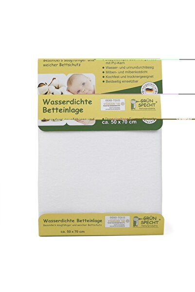 Gruenspecht Protecție saltea impermeabilă pentru copii, 50-70 cm, bumbac față...