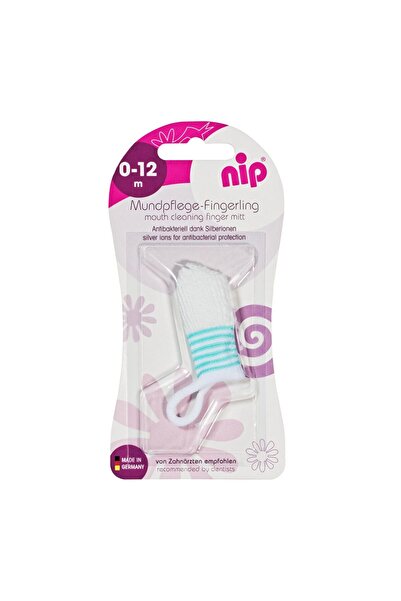 Nip Periuță de dinți pentru deget, cu ioni de argint, 0-12 luni, 37070