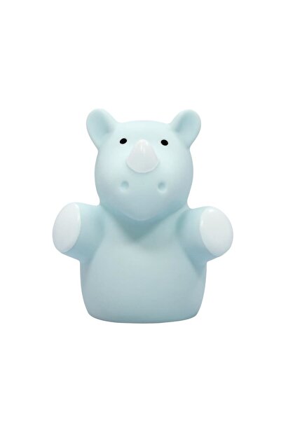reer Lampă de noapte LED, formă de rinocer, albastră, Lumilu Mini Zoo Rhino, 52343