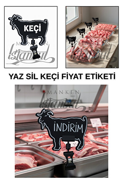 Manken İstanbul 20 τμχ Καλοκαιρινό Sil Mini Size Latch Κατσικάκι Ετικέτα Κρεο...