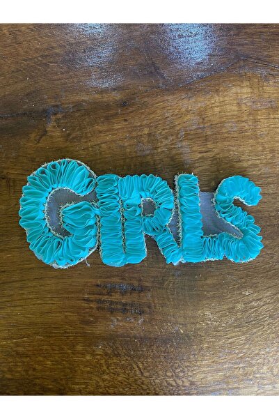 Gönülden Tasarım 24X10 CM BULE DE STICLA CULOARE RELIEF FETE SCRIBERE APPLICA...