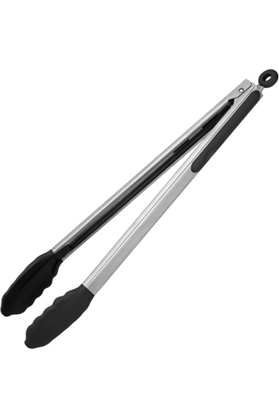 British Chef ملقط طعام من الفولاذ المقاوم للصدأ مقاس 13.5 بوصة للطهي مع أطراف...