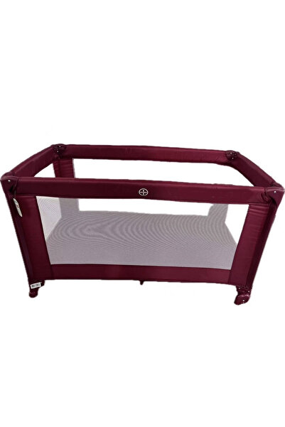 STAR5 سرير أطفال أمالا - آمن ومريح وجيد التهوية (أحمر/أبيض)