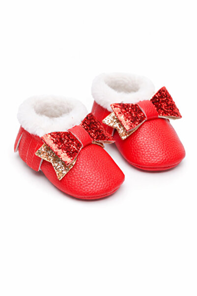Superbaby Pantofiori rosii imblaniti - Shine