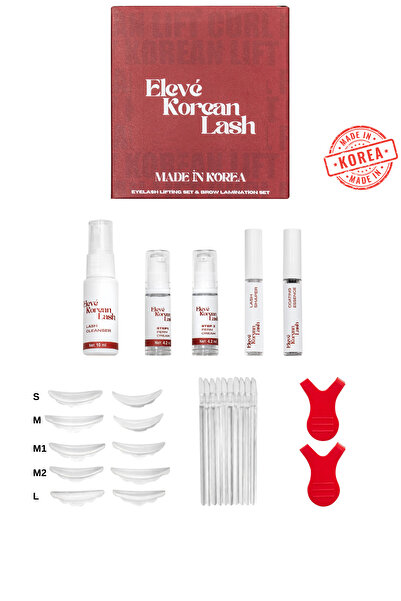ELEVE KOREAN LASH - KİRPİK LİFTİNG SETİ - MADE İN KOREA