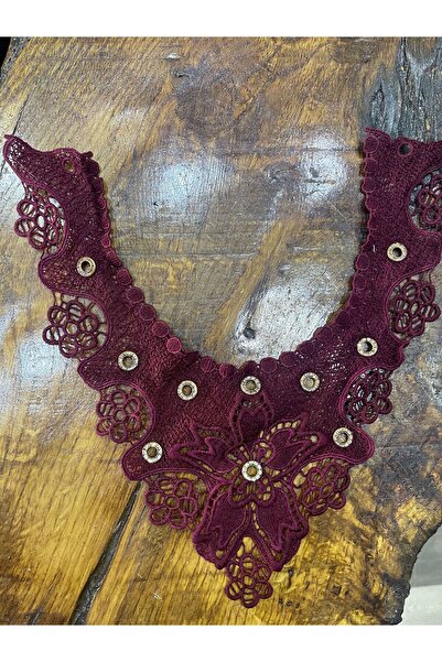 Gönülden Tasarım 15x32 سم خاتم حجر الزركون الملابس طوق الخياطة هواية زين الوردي