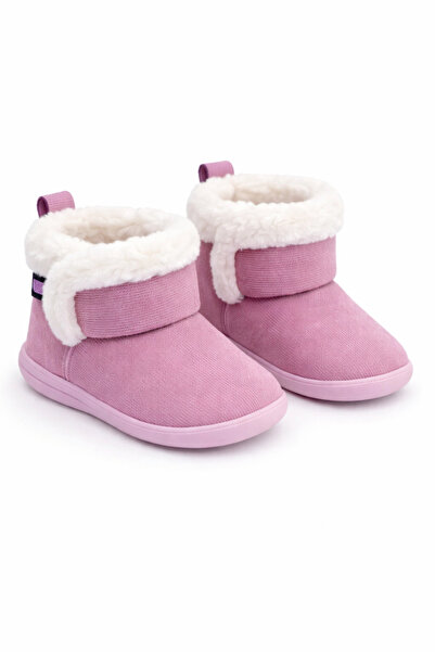 Superbaby Cizmulite roz pudra imblanite