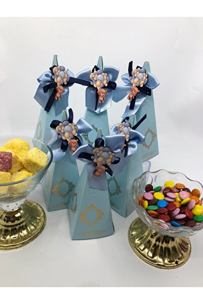 Lavin Çikolata 25 adetli Balonlu Ayıcıklı Mevlüd Lokum ve Drajeli çikola