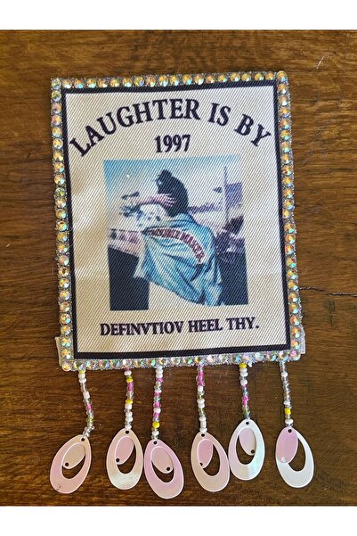 Gönülden Tasarım 11X9 CM ÜTÜ İLE YAPIŞAN TAŞLI PAYET PÜSKÜLLÜ APLİKE ARMA YAMA