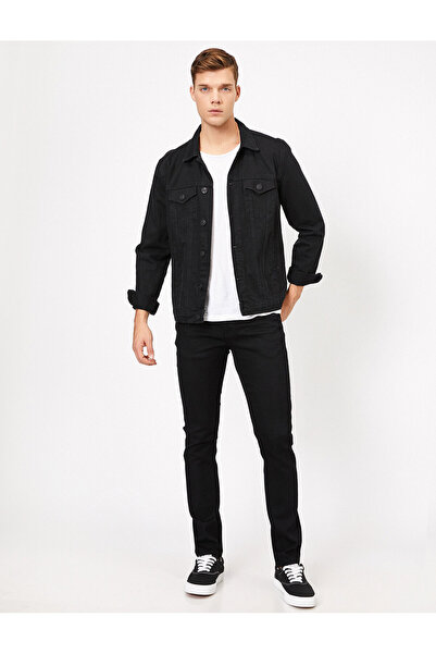 Koton Erkek Siyah Jeans
