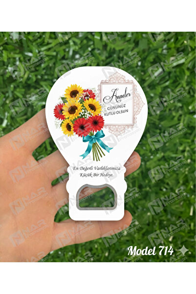 Nar Promosyon Anneler Gününe Özel 40 Adet Balon Açacak Magnet - Arkası Mıknat...