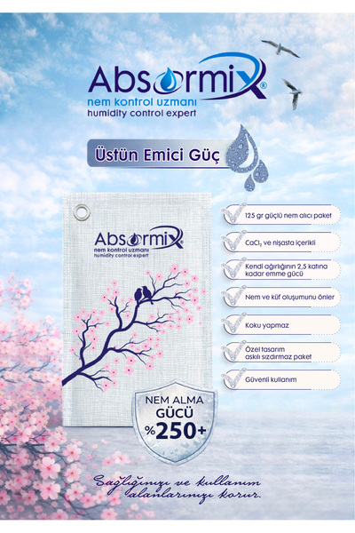 ABSORMİX Nem Alıcı Paket SAKURA 1 x 125 gr.