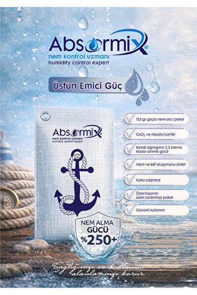 ABSORMİX Nem Alıcı Paket ANCHOR 1 x 125 gr.