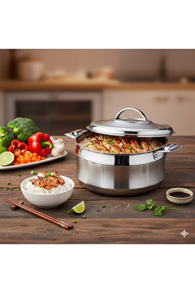 Maxima 3.5L Stainless Steel Food Container