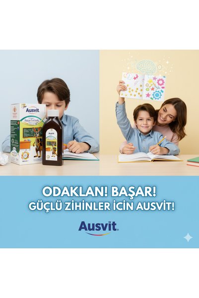 Ausvit Kids Omega 3 and Focus Formula Syrup 150ml