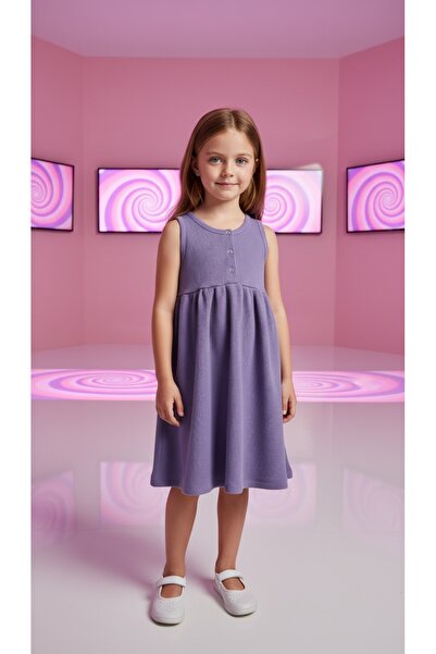 Gündüz tekstile Kız Çocuk Günlük Elbise GNDZ001