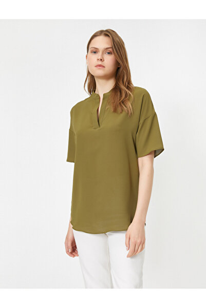 Koton Μπλούζα με λαιμόκοψη