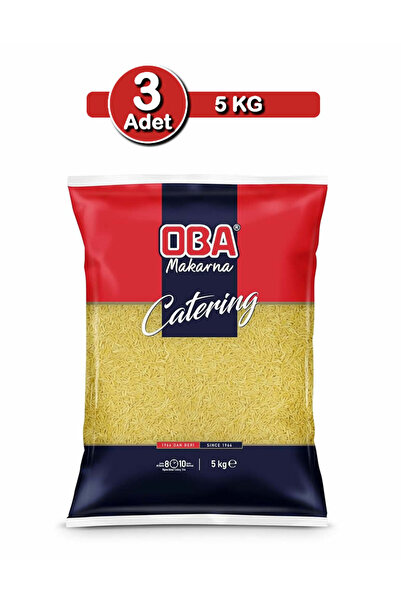 OBA Arpa Şehriye 5 kg x 3 Adet | Uzun Süreli Stok Paketi