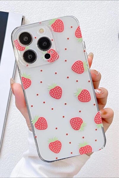 3GEN CASE İphone 15 Pro Kılıf Desenli Şeffaf Silikon Kılıf