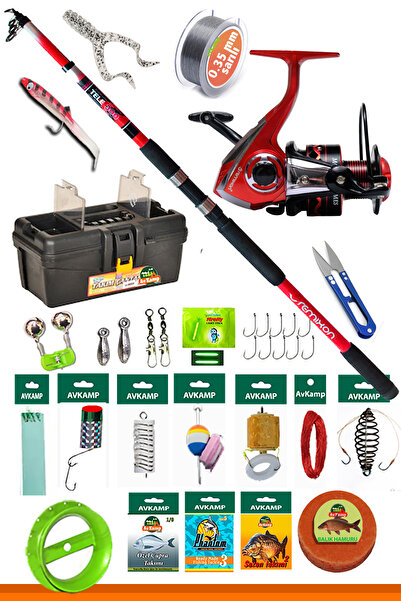 avkamp Genel kullanım 3.0 Metre 250gr atarlı  Deniz & göl & tatlısu Olta seti