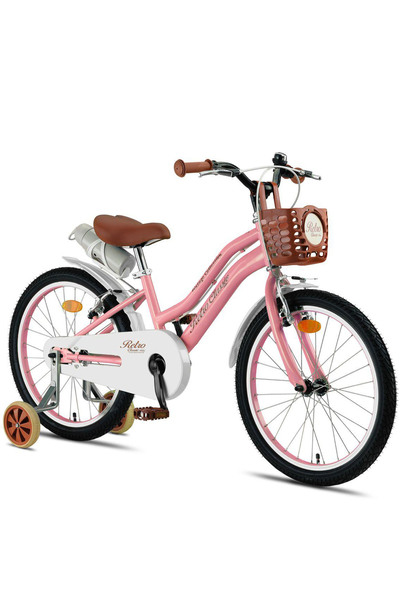 Trendbisiklet Retro Classic 20 Jant 6-9 Yaş Pembe Renkli, Çocuk Bisikleti