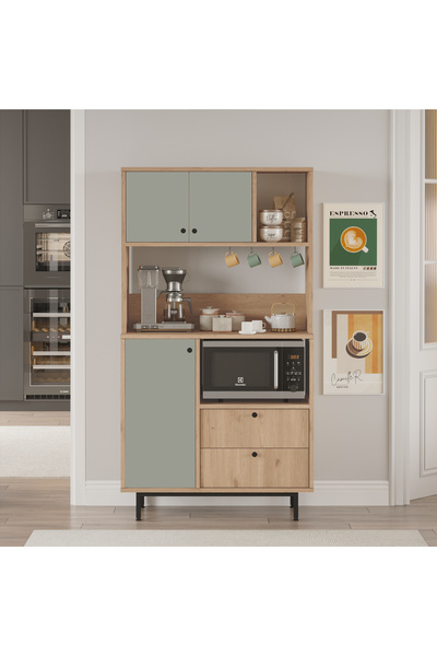 L'occi Concept Modway Serisi Kahve Köşesi Çok Amaçlı Dolap Mutfak Dolabı Sepe...