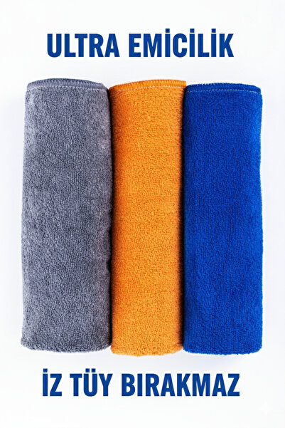 CAQA HOME 40*40cm 3 bucăți cârpe din microfibră pentru curățare și uscare aut...