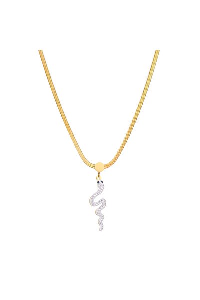 Eva Grace Κολιέ Daisy, χρυσό, από ανοξείδωτο ατσάλι επιχρυσωμένο με 18K χρυσό...