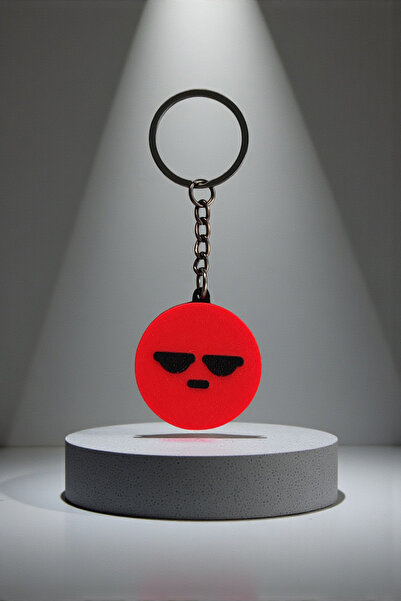 Saes Labs Brawl Stars Disturbed Expression Keychain