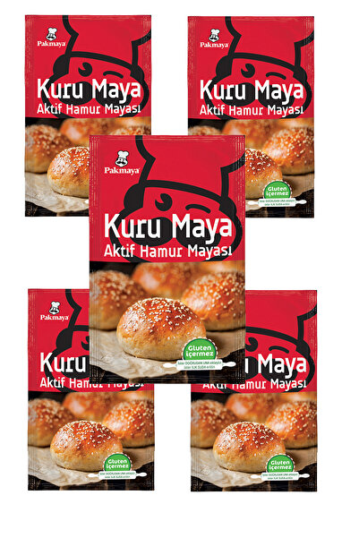 Pakmaya Kuru Hamur Mayası 100 Gr X 5 Adet