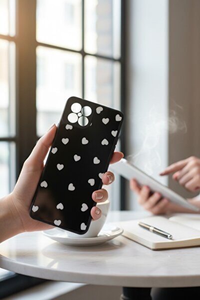 batuteknoloji Omix X600 Fiyonk Kalp Desen Silikon Kapak