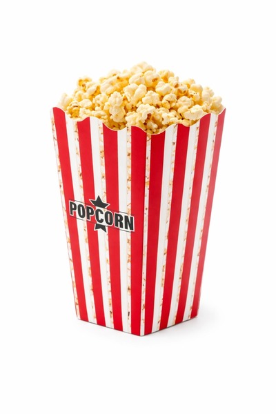 Ege Pastacılık Patlamış Mısır Kutusu Popcorn Kutusu 20 li