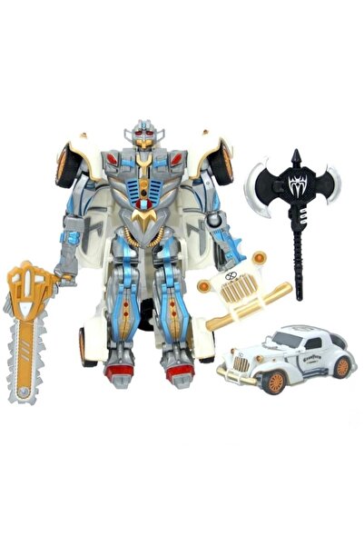 Vardem Oyuncak Transformers Robot Arabaya Dönüşen Sesli ve Işıklı Robot 19cm ...