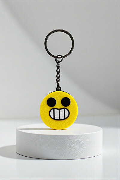 Saes Labs Brawl Stars Grinning Expression Keychain