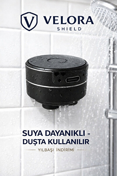VELORASHILD Kemik İletim Bluetooth Mini Hoparlör | Her Yüzeyi Hoparlöre Dönüştüren, Portatif & Suya Dayanıklı