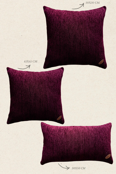 Maison Pactole Cherry Color Throw Pillow -Helia-