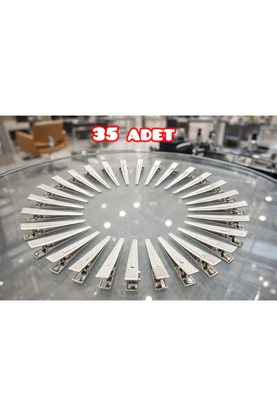 irtihal 35 Adet Saç Pensi- Kuaför Saç Pensi - Fön Pensi - alüminyum pens