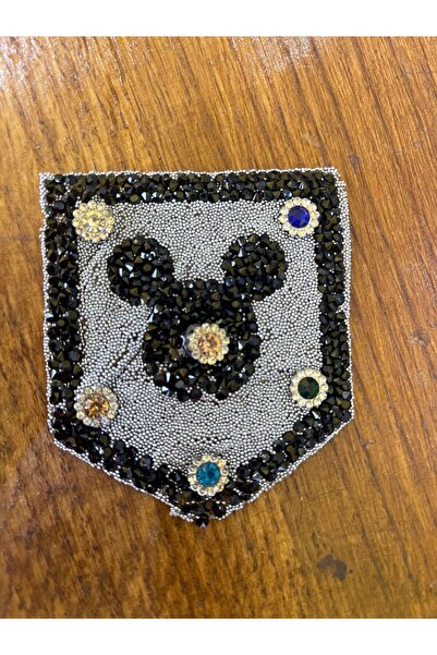 Gönülden Tasarım 8X7 cm Iron-On Stone Epaulet Pocket Badge Sewing Applique